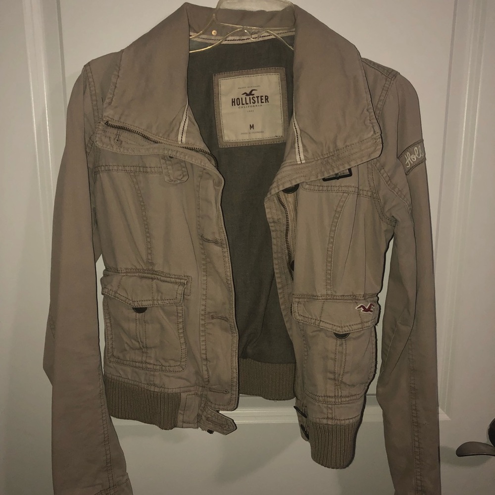 Hollister tan jacket